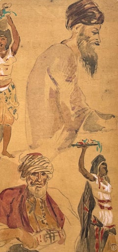 Delacroix, Composition, Trente et un Dessins et Aquarelles du Maroc (after)