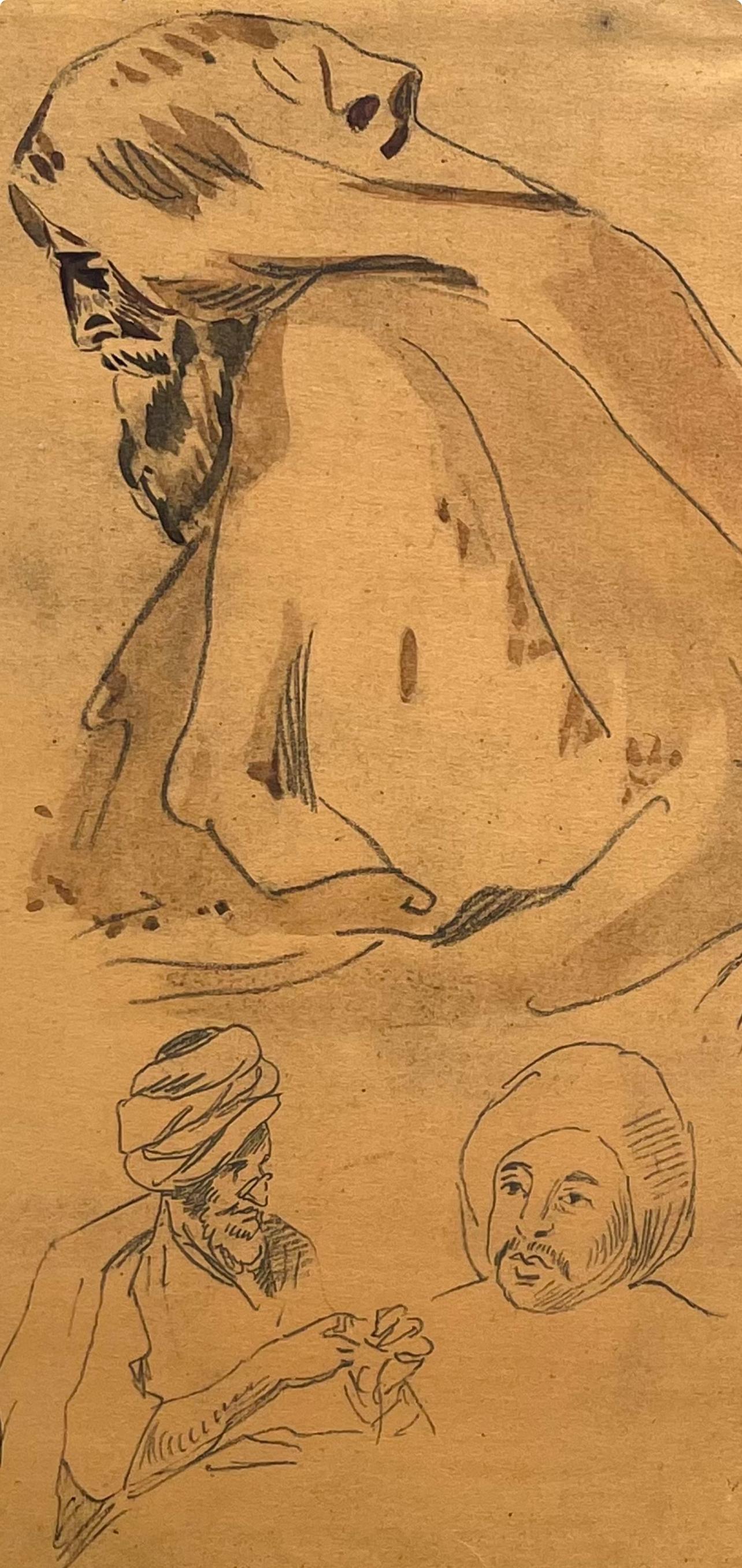 Delacroix, Composition, Trente et un Dessins et Aquarelles du Maroc (nach) – Print von Eugene Delacroix