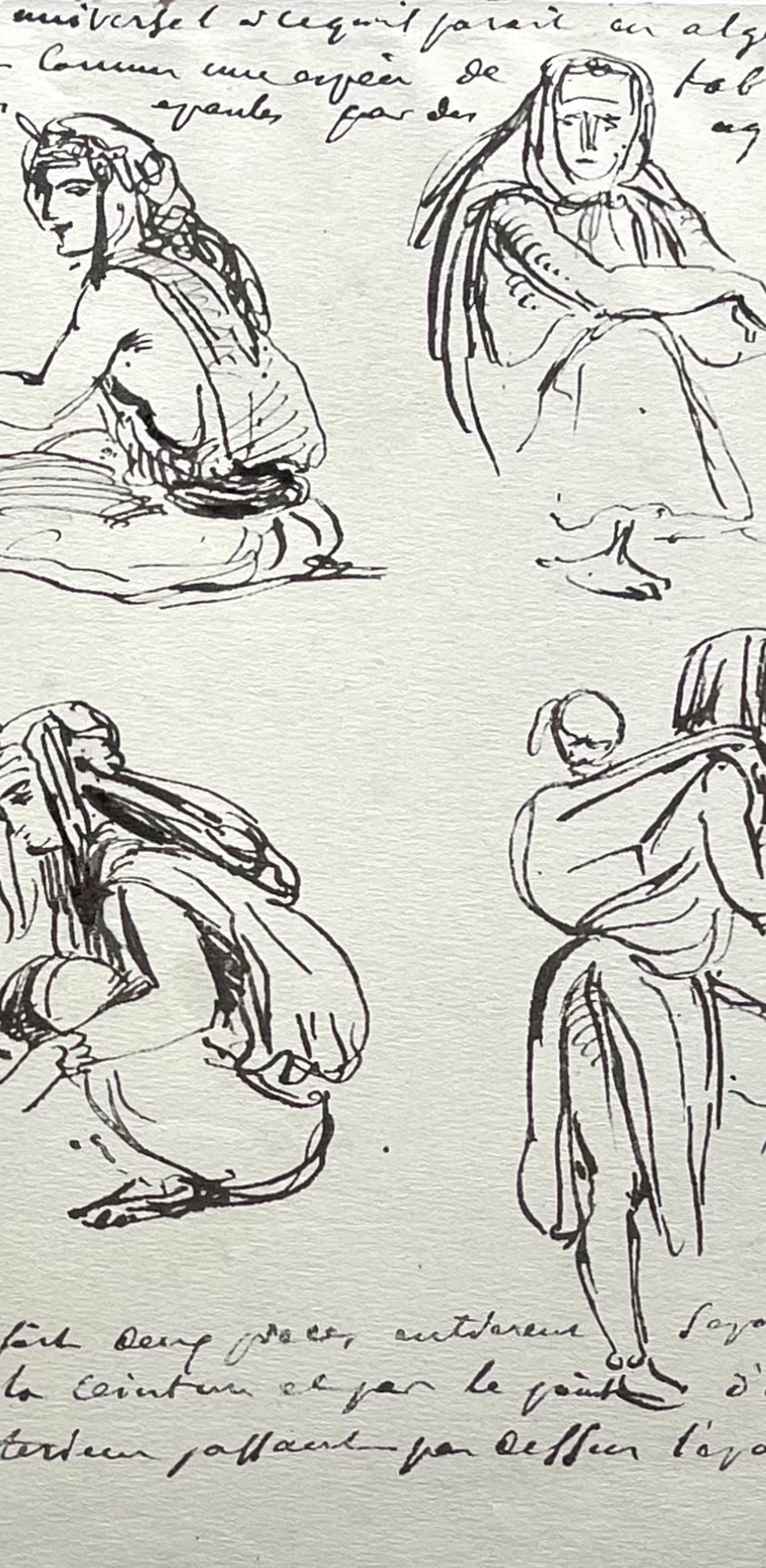 Delacroix, Composition, Trente et un Dessins et Aquarelles du Maroc - Romantique Print par Eugene Delacroix