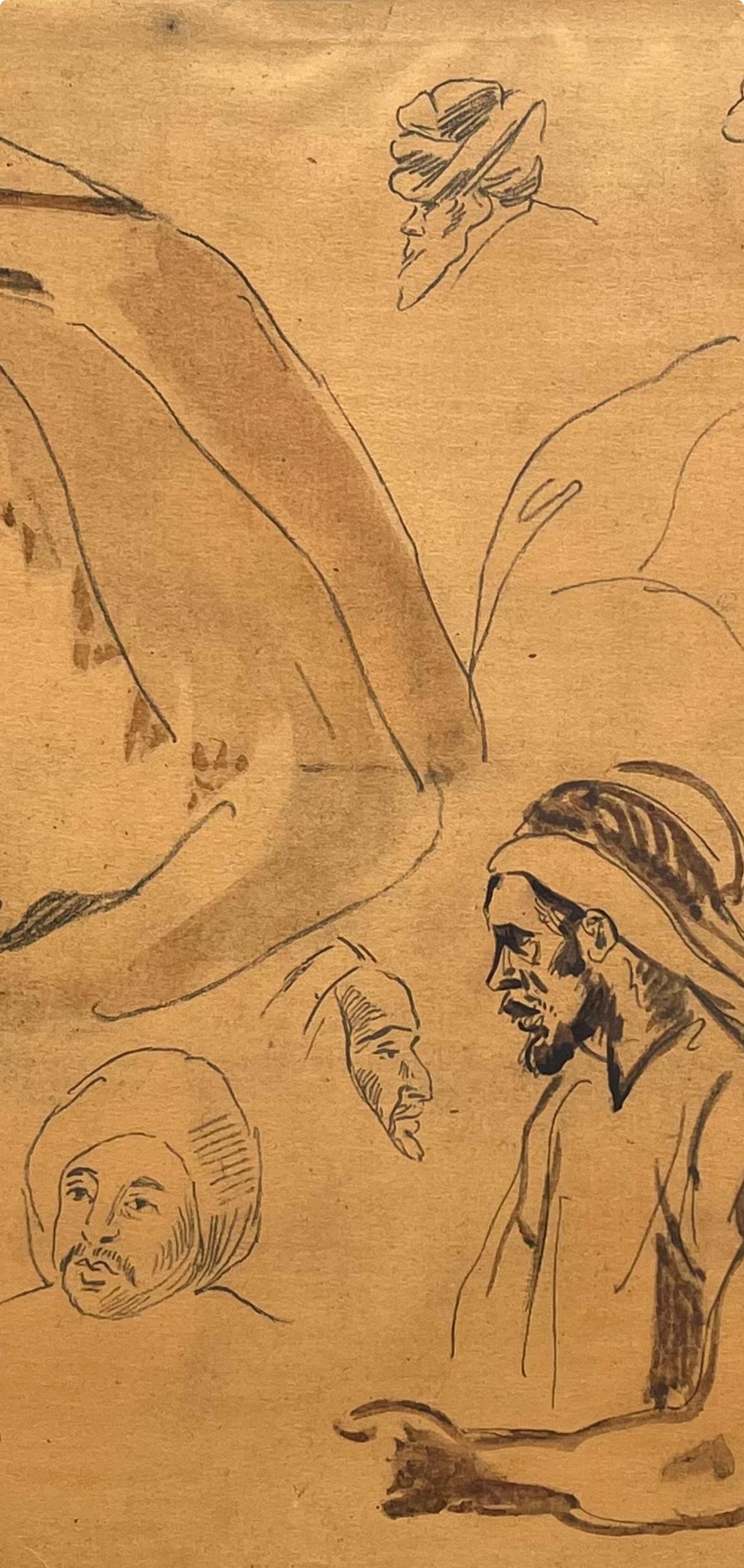 Delacroix, Composition, Trente et un Dessins et Aquarelles du Maroc (after) - Romantic Print by Eugene Delacroix
