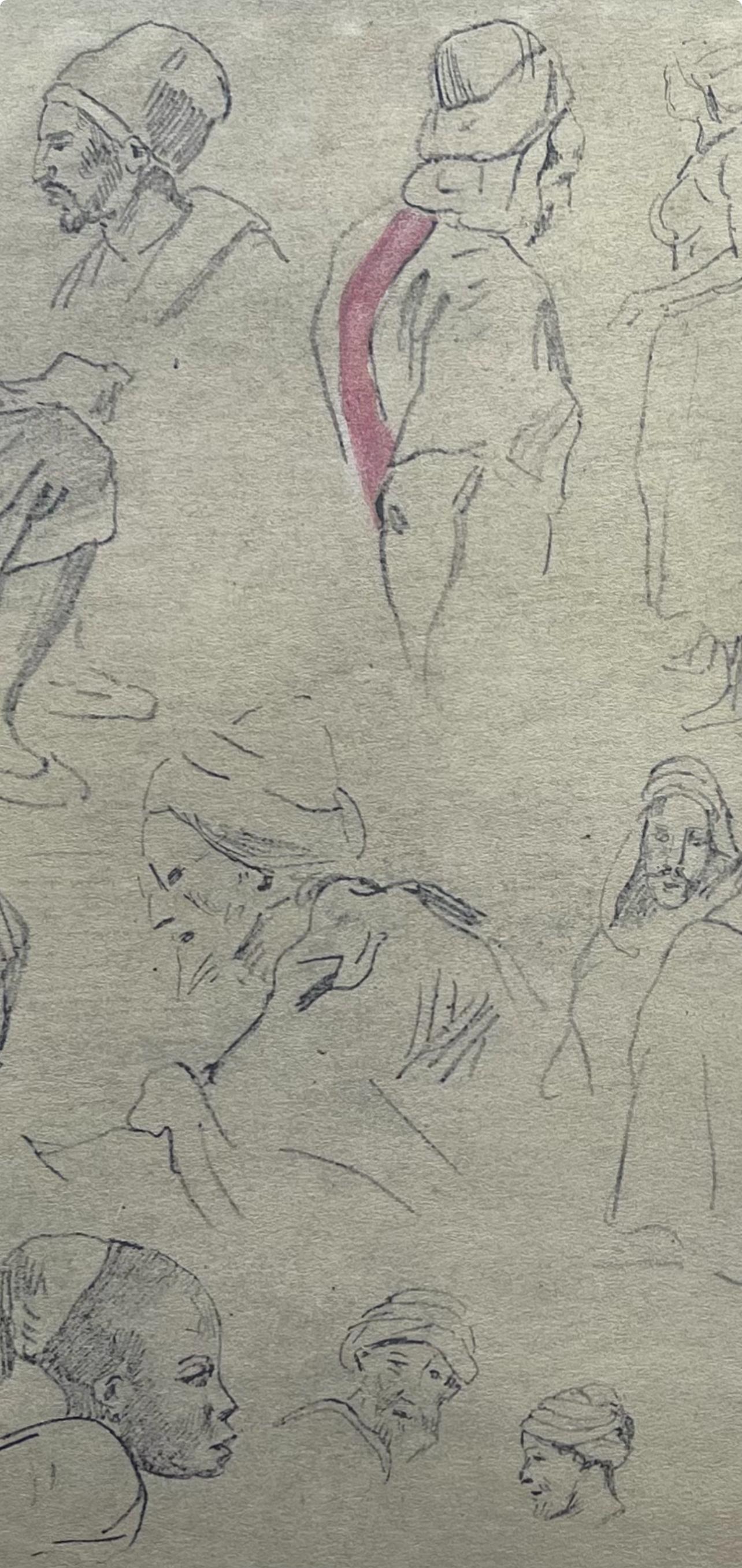Delacroix, Composition, Trente et un Dessins et Aquarelles du Maroc - Romantique Print par Eugene Delacroix