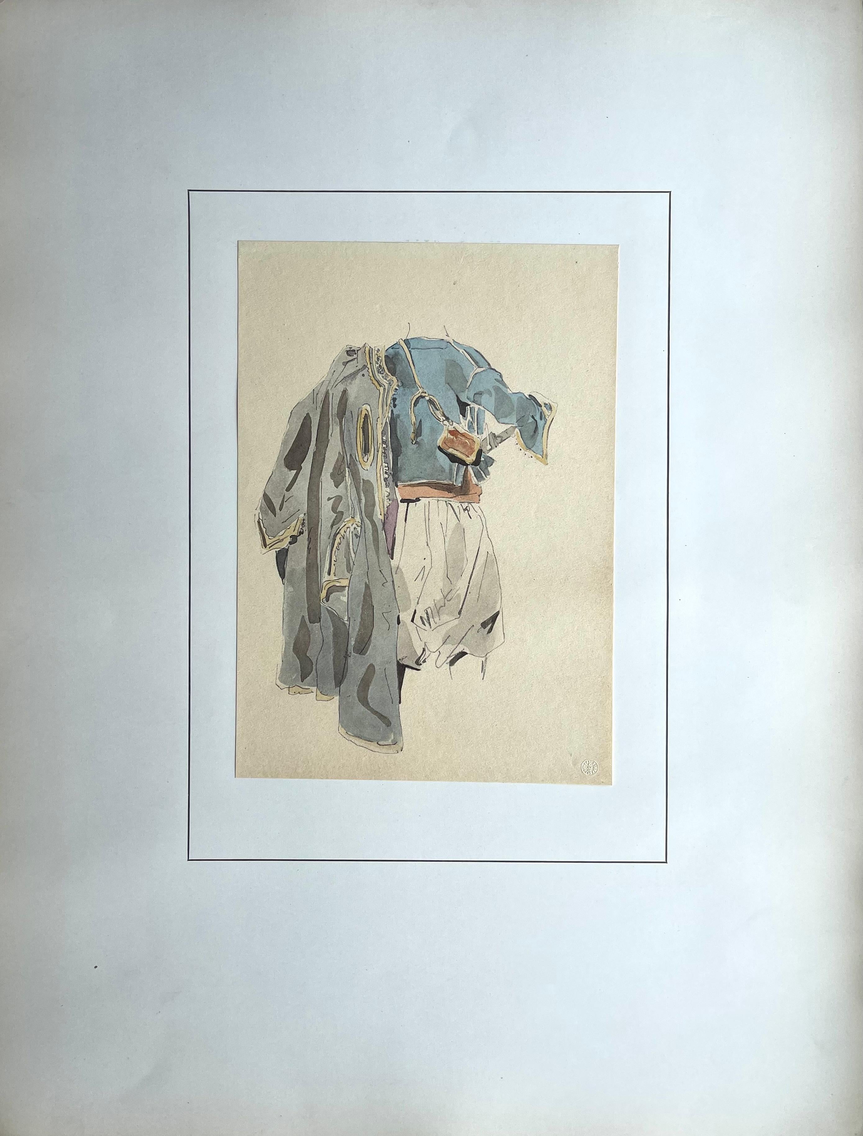 Delacroix, Composition, Trente et un Dessins et Aquarelles du Maroc (after) For Sale 1