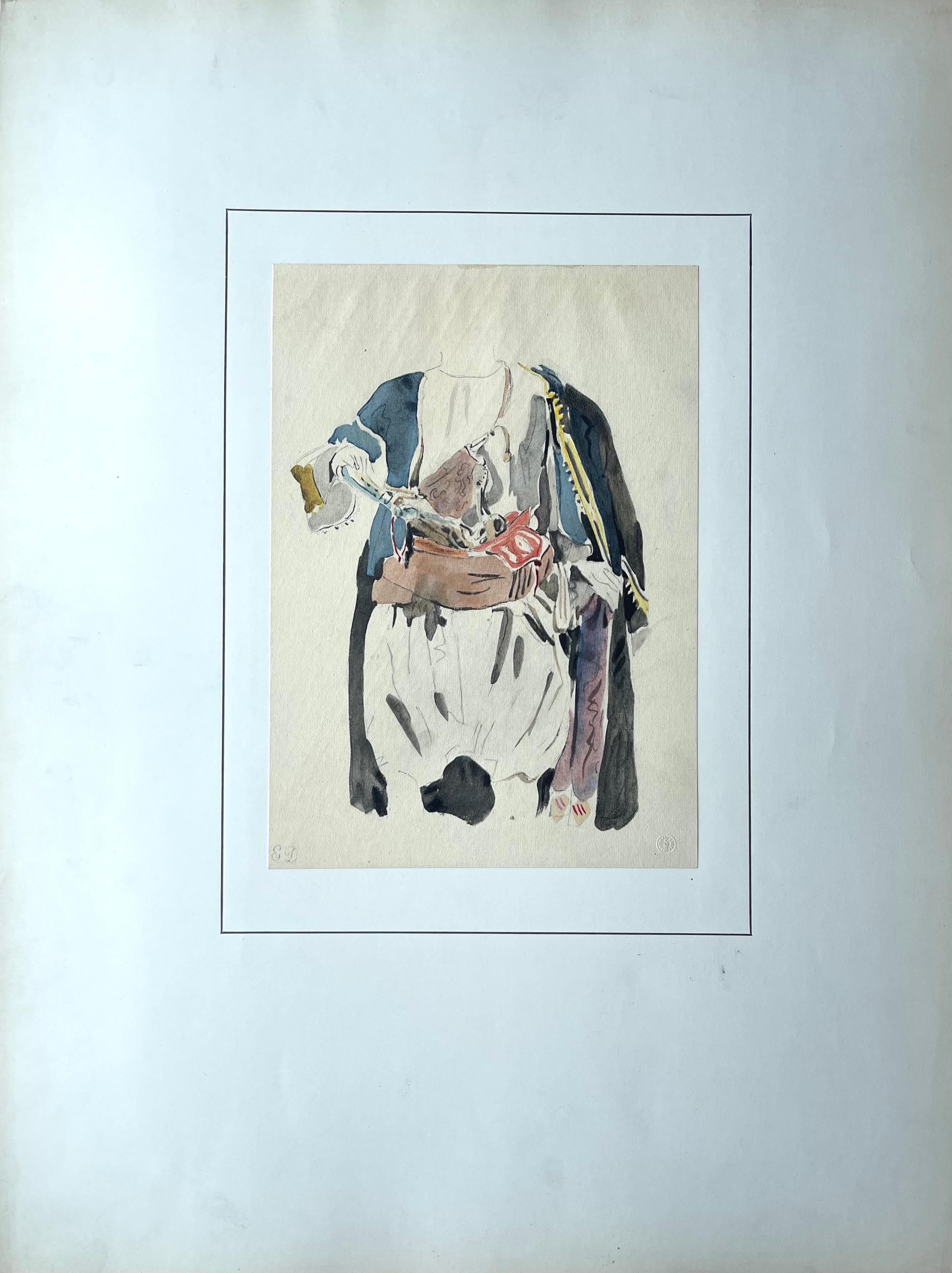 Delacroix, Composition, Trente et un Dessins et Aquarelles du Maroc (nach) im Angebot 2