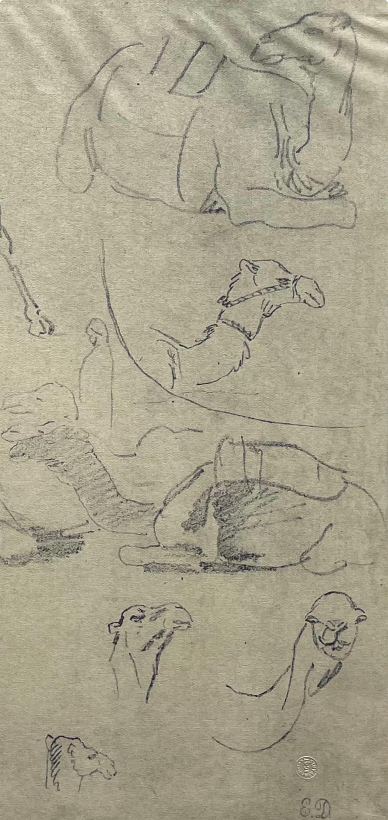 Delacroix, Composition, Trente et un Dessins et Aquarelles du Maroc (after) For Sale 2