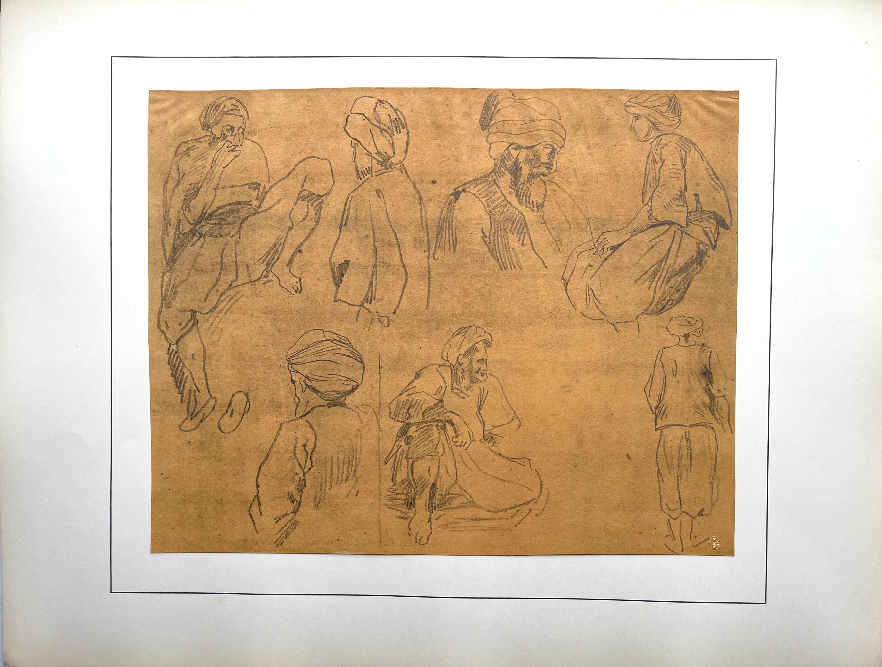 Delacroix, Composition, Trente et un Dessins et Aquarelles du Maroc (after) For Sale 3