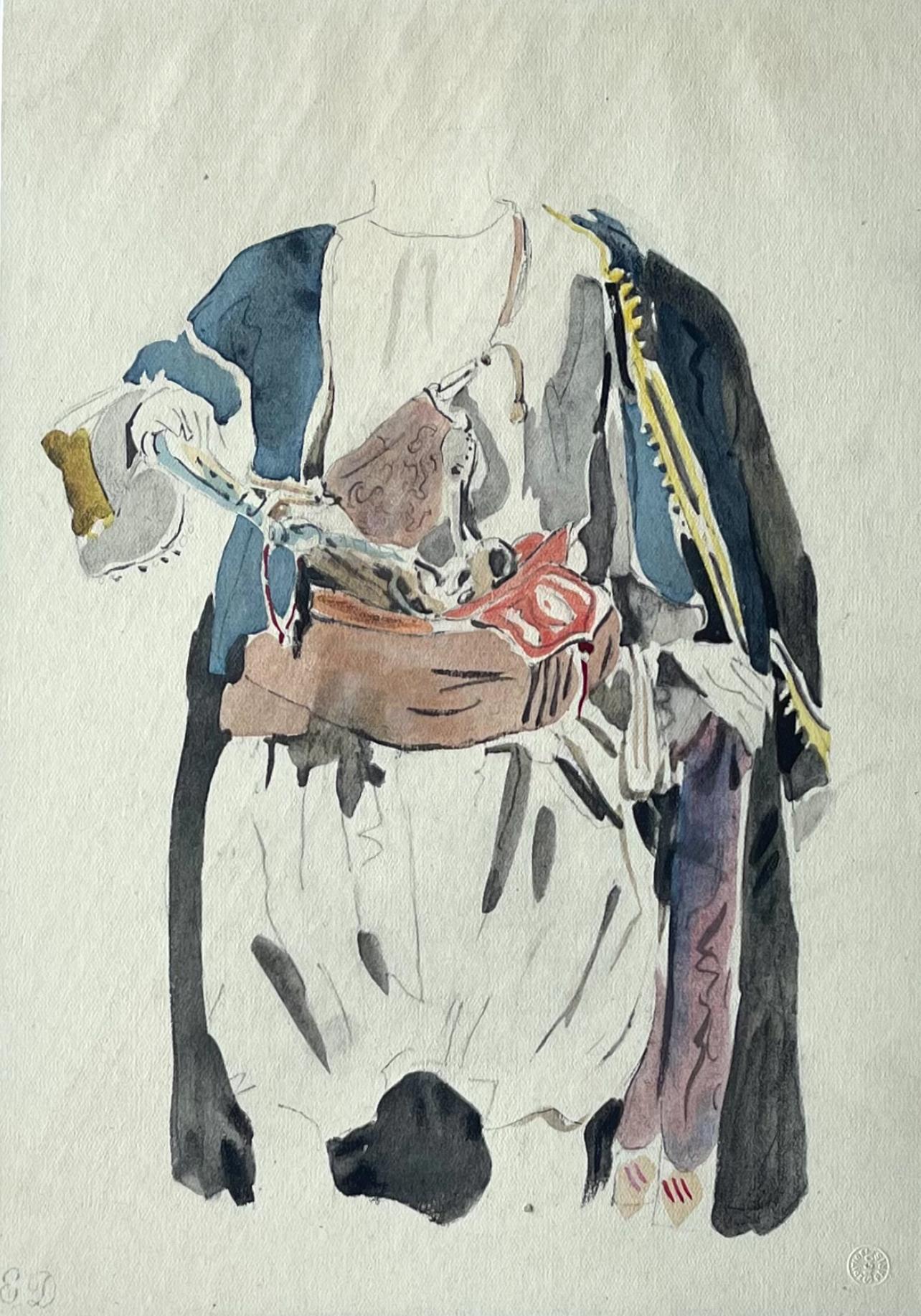 Eugene Delacroix Landscape Print – Delacroix, Composition, Trente et un Dessins et Aquarelles du Maroc (nach)