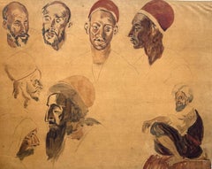 Delacroix, Composición, Trente et un Dessins et Aquarelles du Maroc (después de)