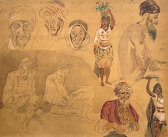 Delacroix, Composition, Trente et un Dessins et Aquarelles du Maroc