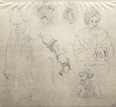 Delacroix, Composition, Trente et un Dessins et Aquarelles du Maroc (after)