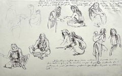 Delacroix, Composition, Trente et un Dessins et Aquarelles du Maroc (after)