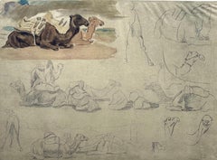 Delacroix, Composition, Trente et un Dessins et Aquarelles du Maroc (after)