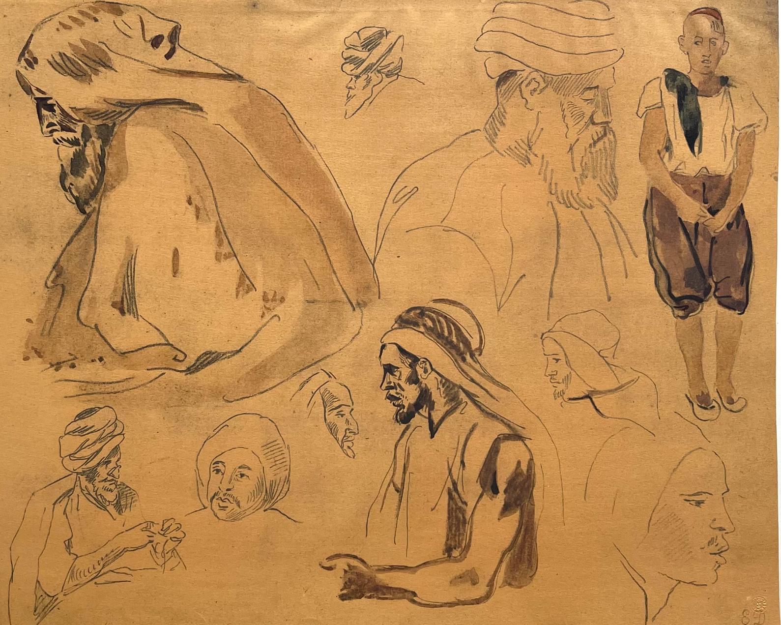 Delacroix, Composition, Trente et un Dessins et Aquarelles du Maroc (after)