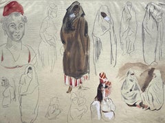 Delacroix, Composición, Trente et un Dessins et Aquarelles du Maroc (después de)