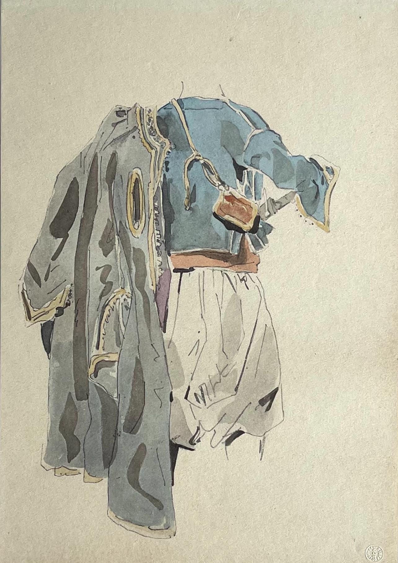 Figurative Print Eugene Delacroix - Delacroix, Composition, Trente et un Dessins et Aquarelles du Maroc