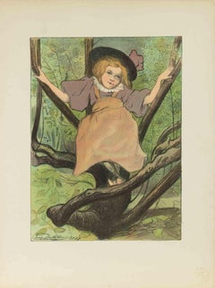 Kacia - Lithograph by Eugène Delâtre - 1898
