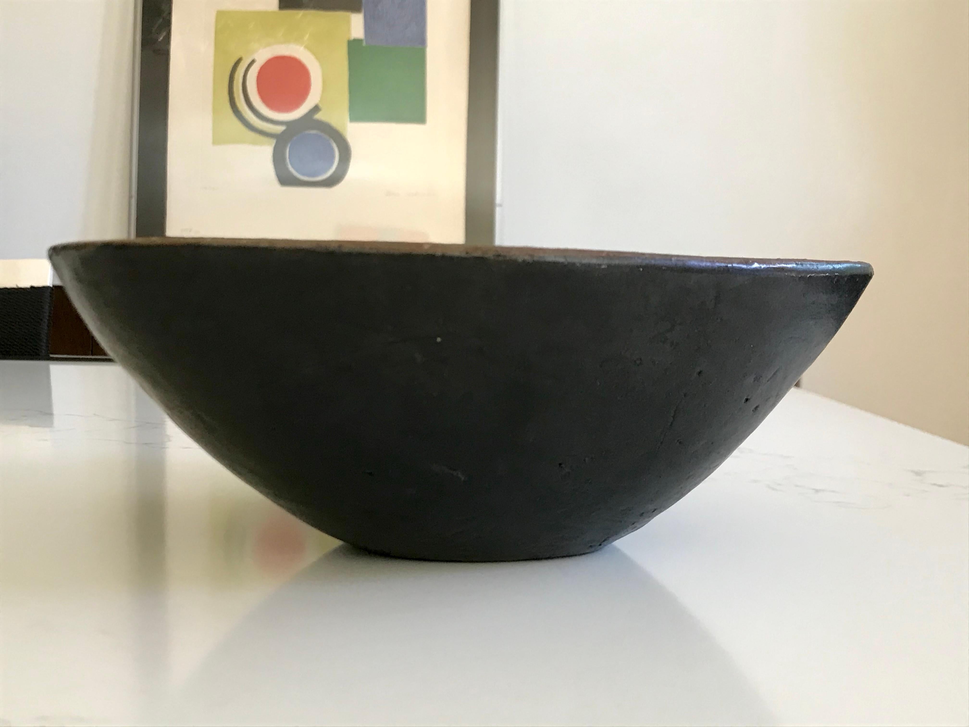 American Eugene Deutch Studio Pottery Objet d'Art Bowl + Ashtray