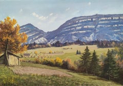 Landscape and view of the Salève