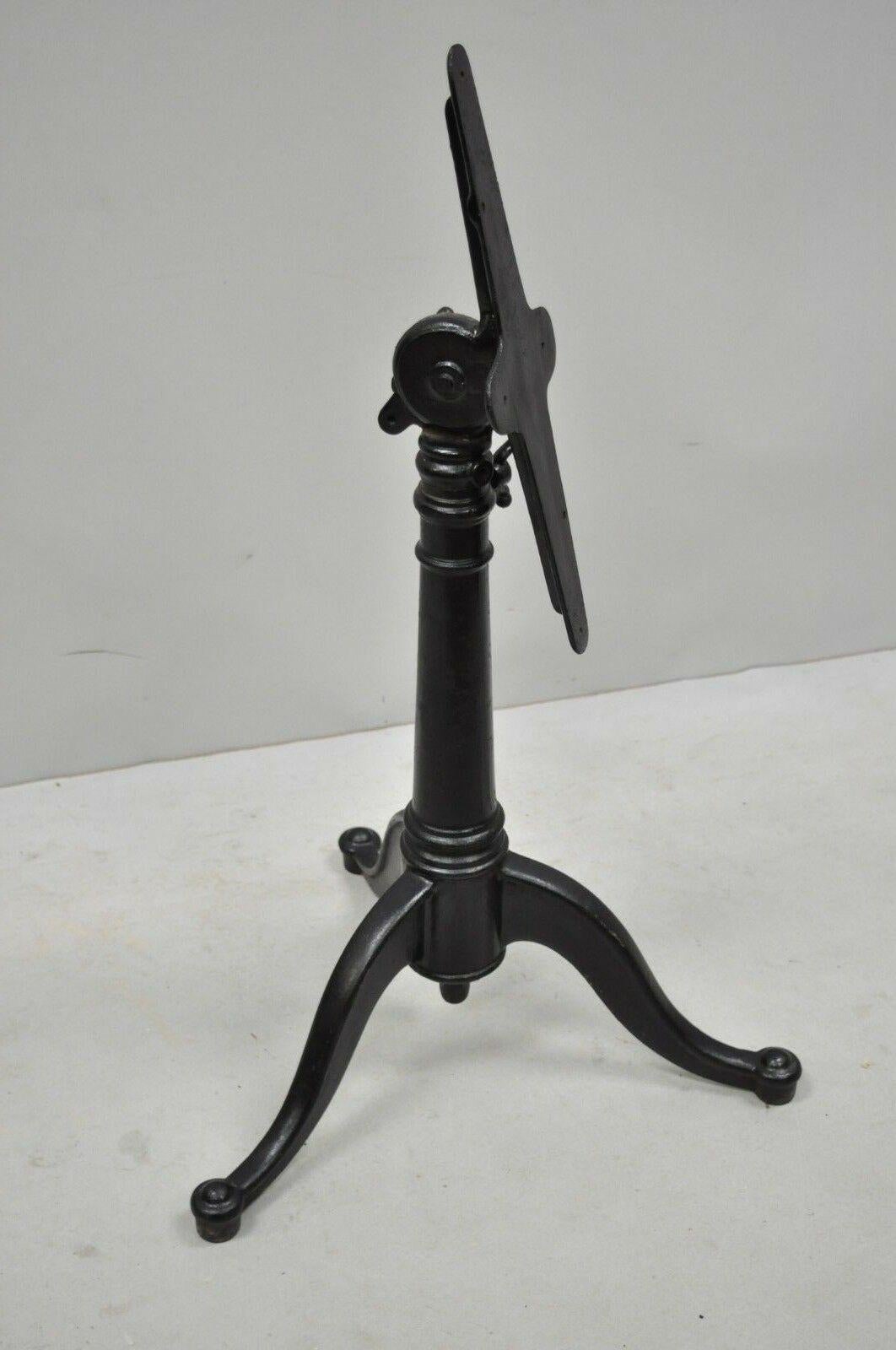 cast iron tripod base