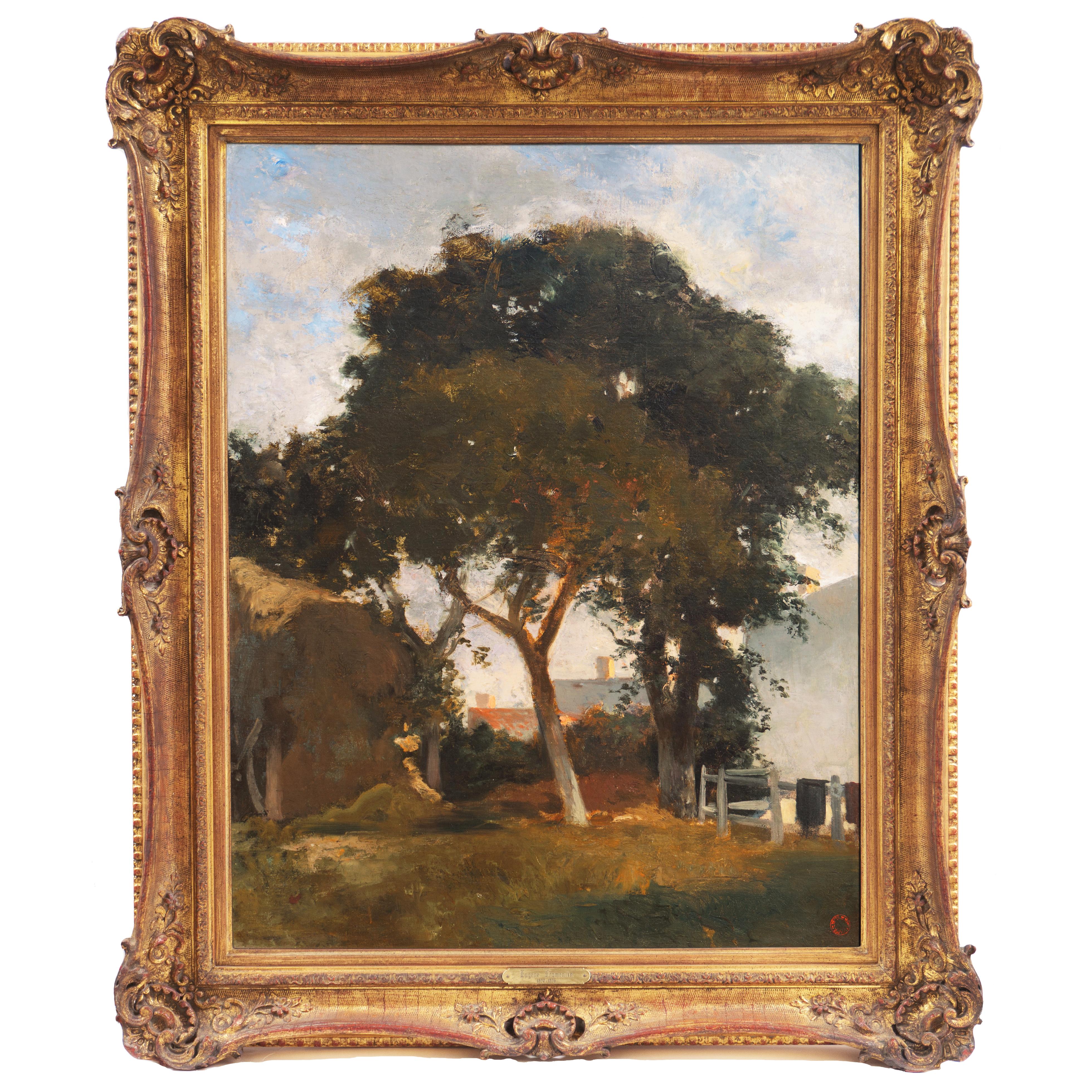Eugène Fromentin Landscape Painting - 'Afternoon Sun', Metropolitan Museum of Art, Musée Louvre, Large Barbizon oil, 