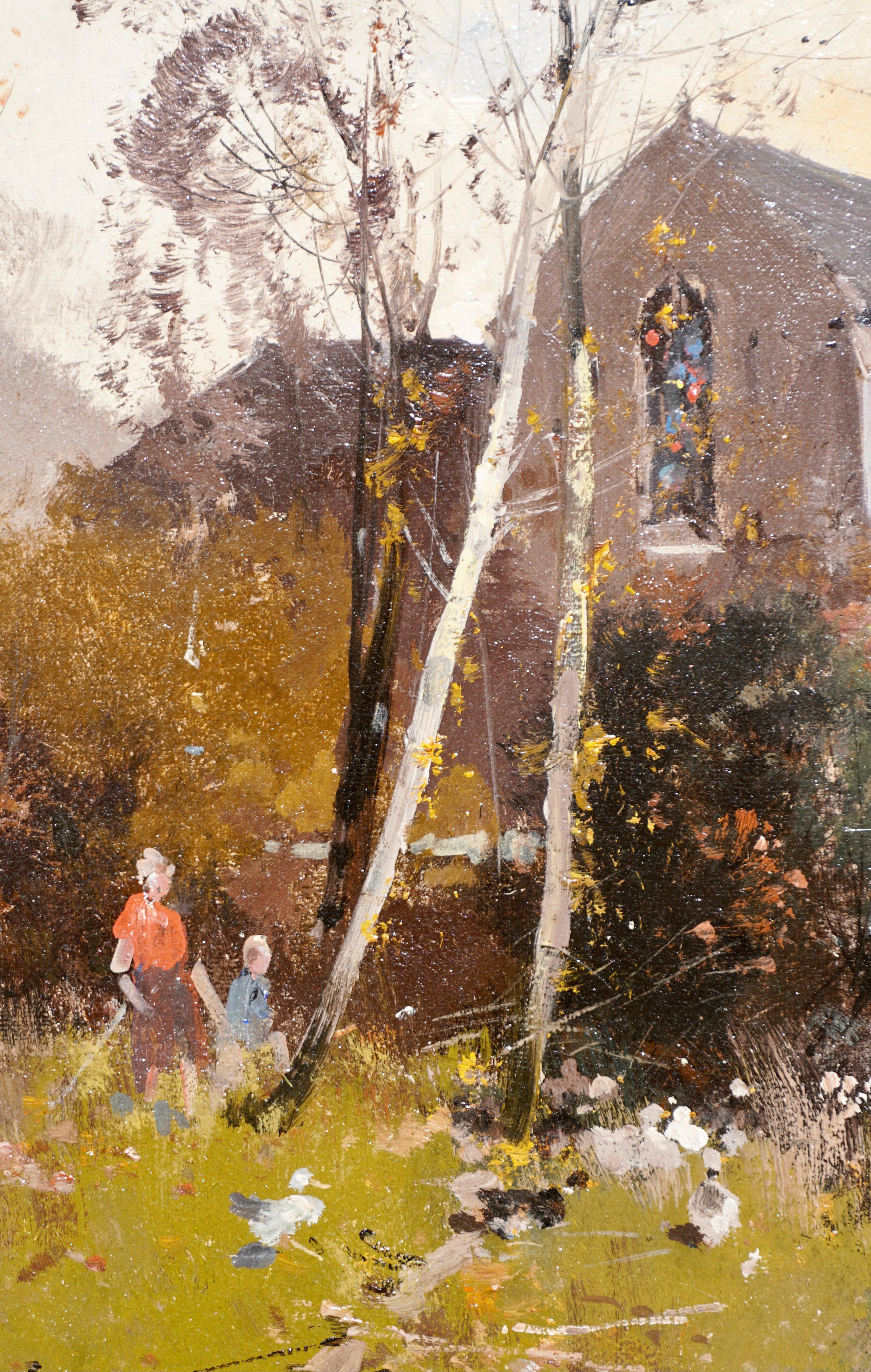 Eugene Galien Laloue Großes Landschaftsgemälde, Ölgemälde im Angebot 4