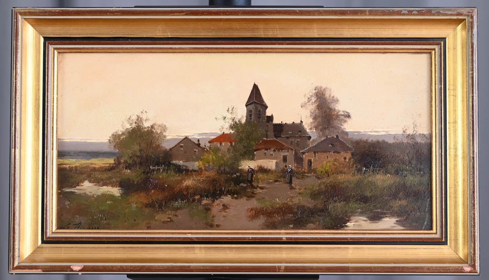 Il villaggio - Painting di Eugene Galien-Laloue