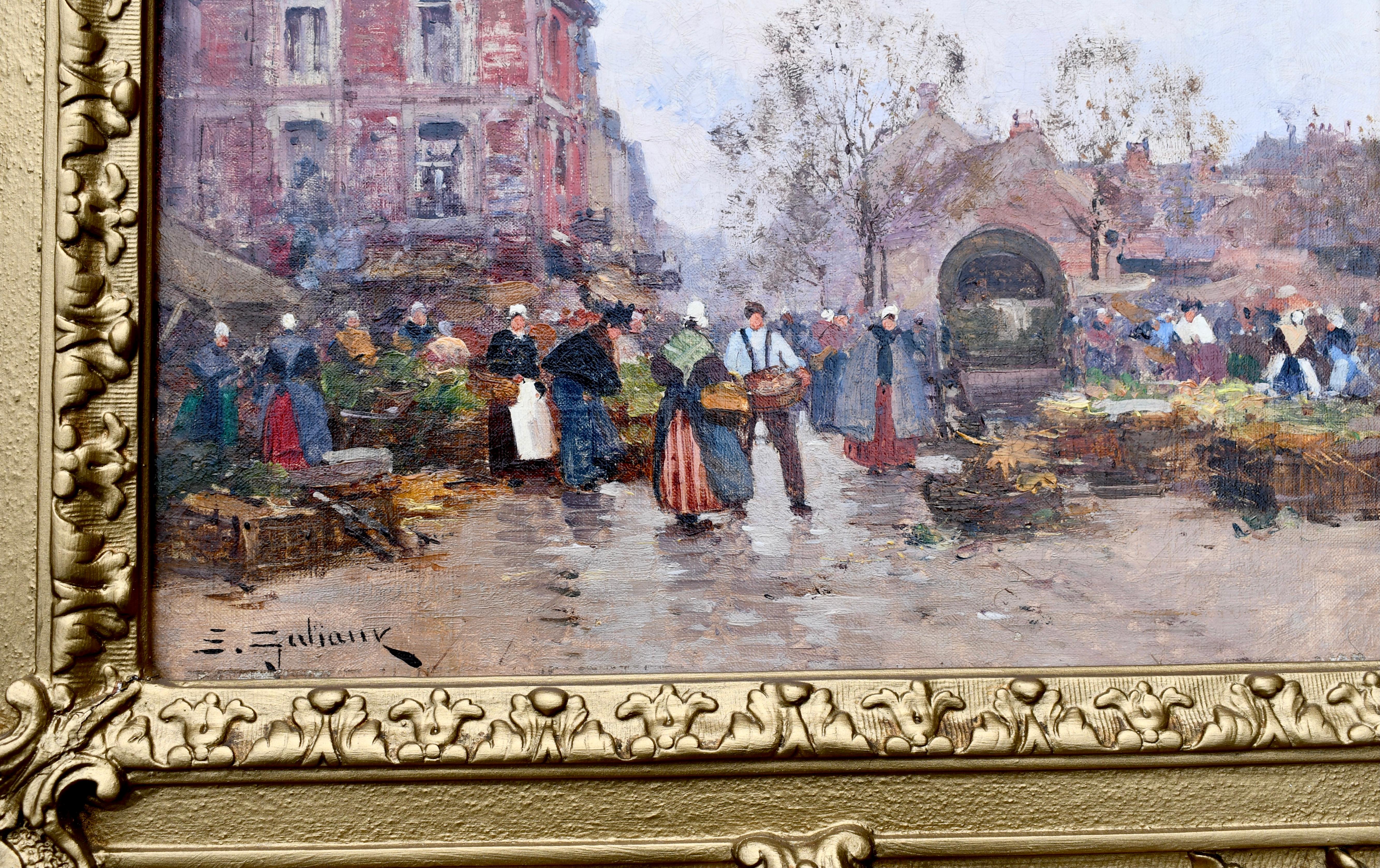 Market Day - Painting by Eugene Galien-Laloue