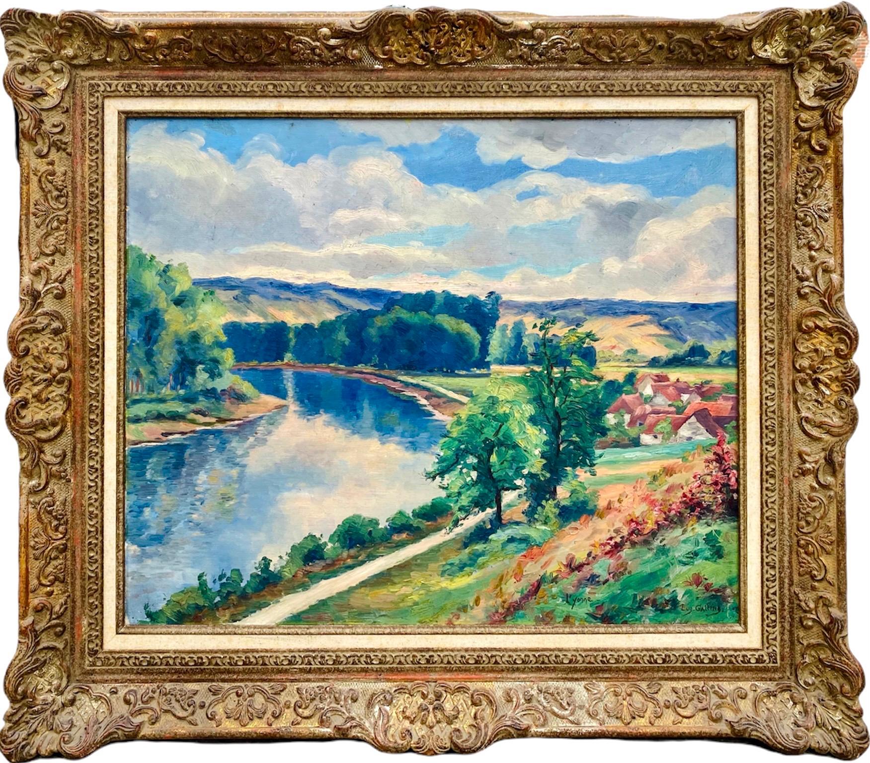 Eugène Gallin Landscape Painting - French Post Impressionist landscape painting - Le printemps - Ecole de Paris