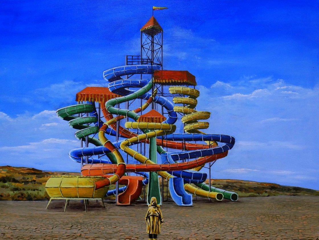 End of fun - Painting by Eugene Gorbachenko