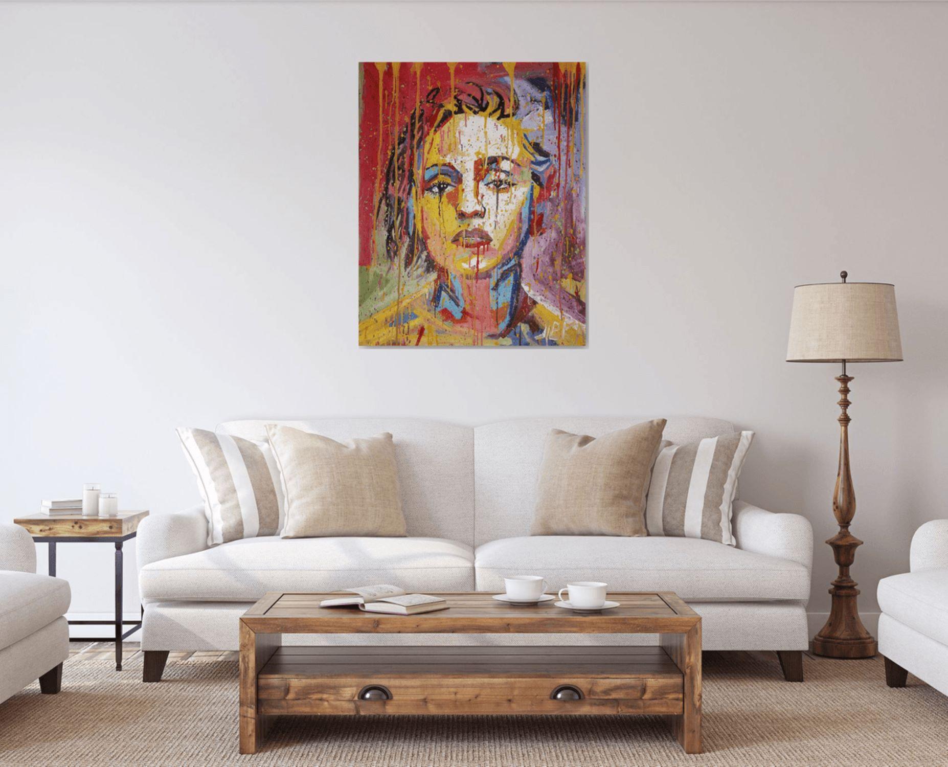 Madonna - Painting Realismo di Eugene Gorbachenko