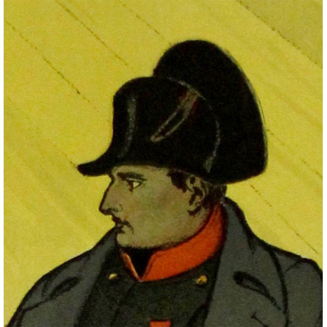 1894 Original before the letter poster by Eugène Grasset created for The Century Magazine this striking artwork depicts Napoleon on his majestic white Wooly Horse rendered with Grasset’s signature Art Nouveau elegance before the letter posters like