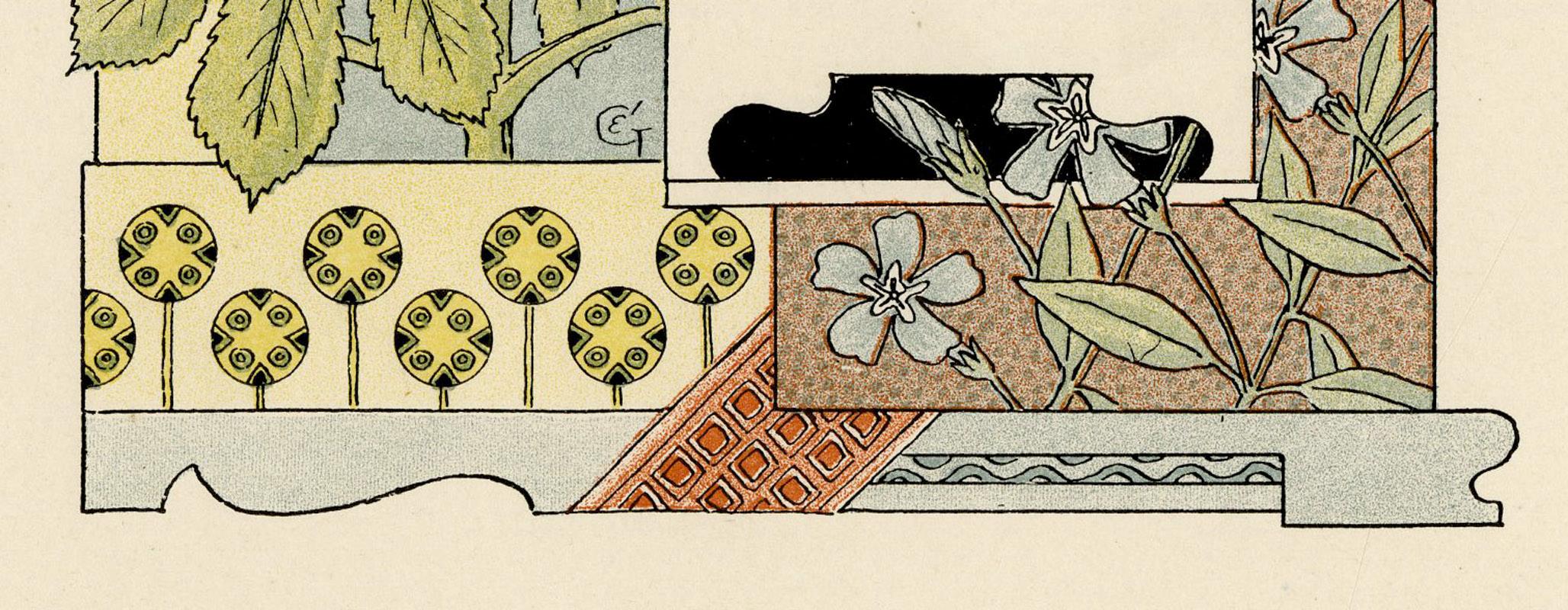 Aries-The Ram - Art Nouveau Print by Eugene Grasset
