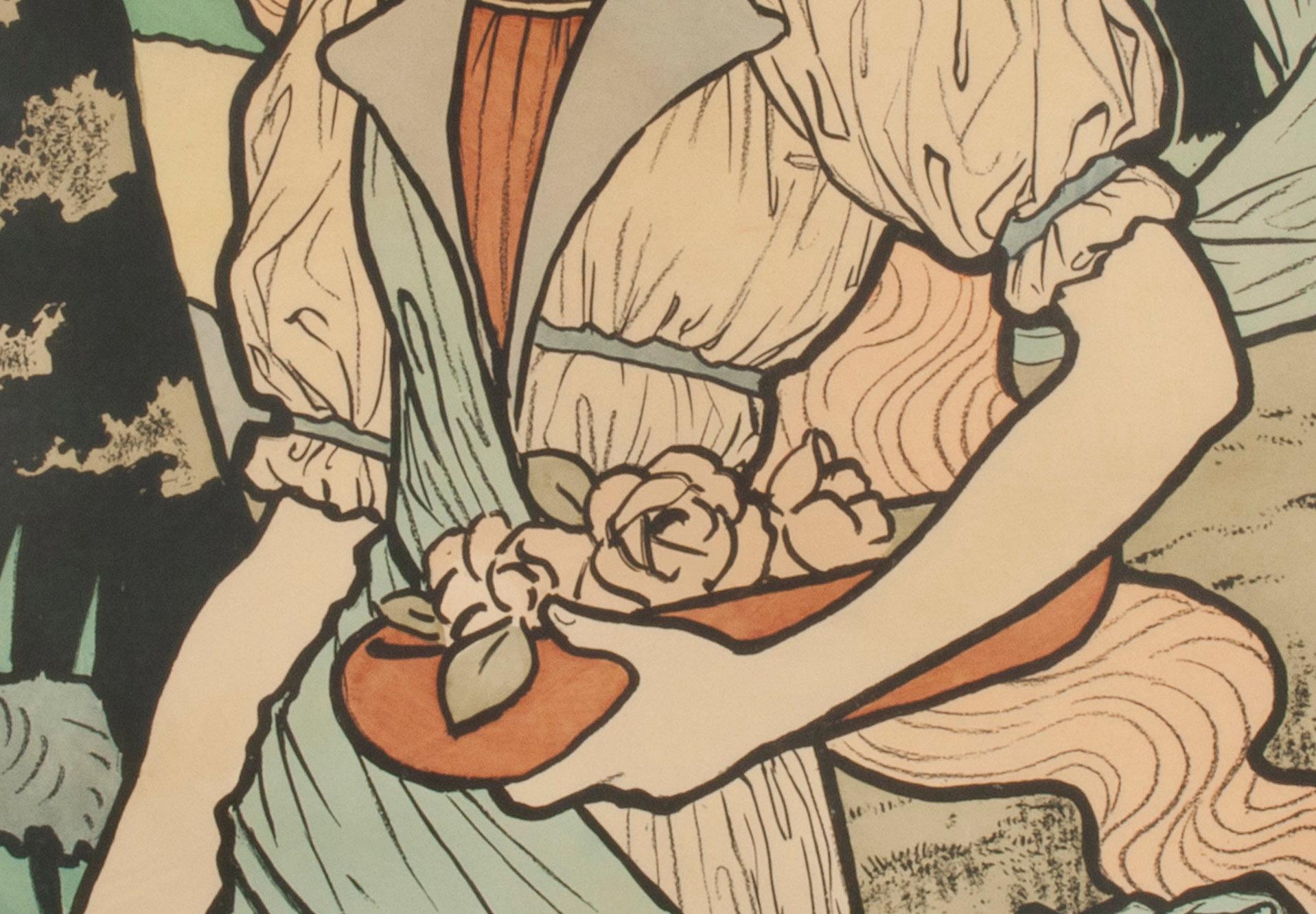 Grafton Gallery, Londra-Esposizione d'arte decorativa - Print Art Nouveau di Eugene Grasset