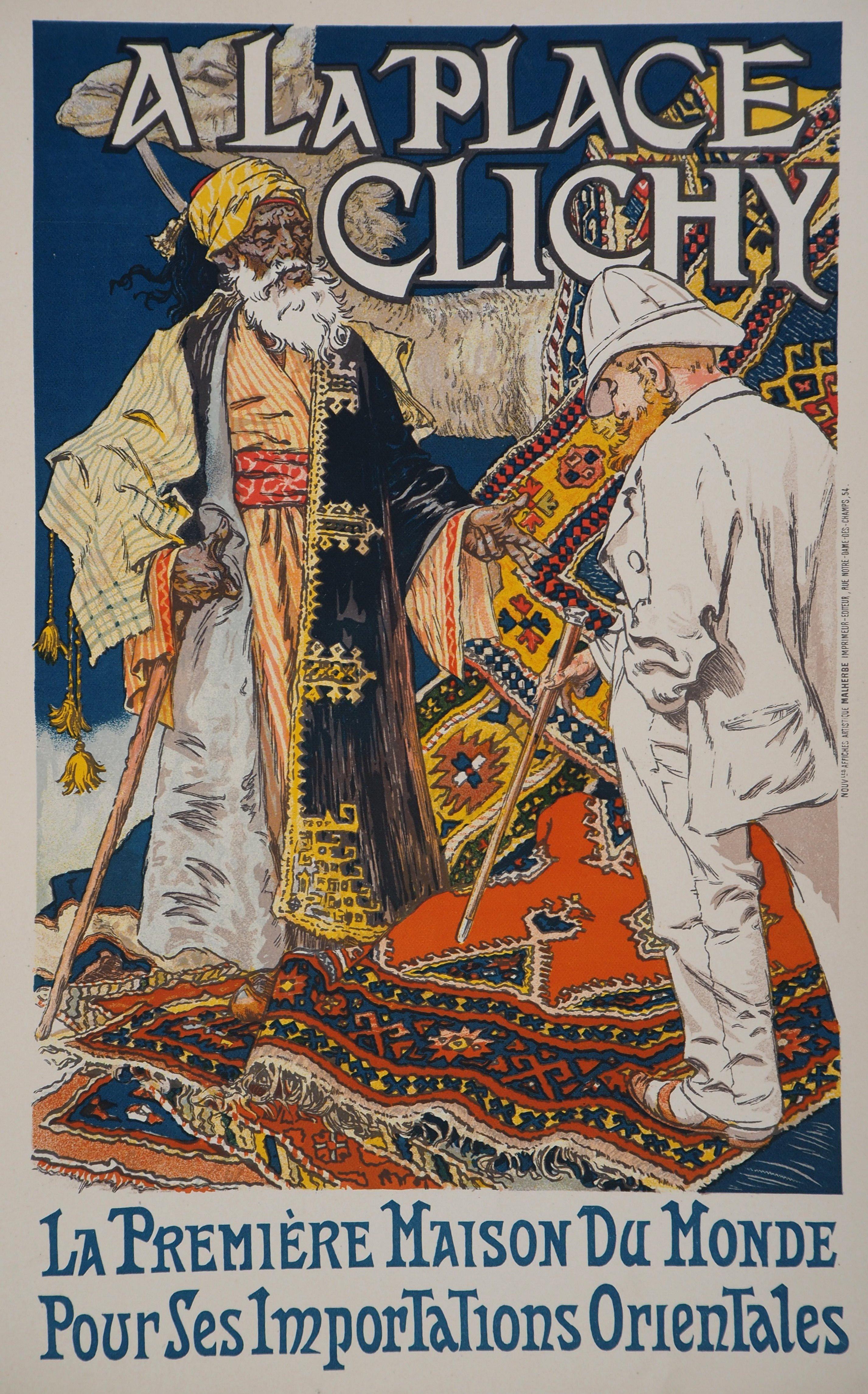 Eugene Grasset Figurative Print - Orientalism - Original Lithograph (Les Maîtres de l'Affiche), 1895