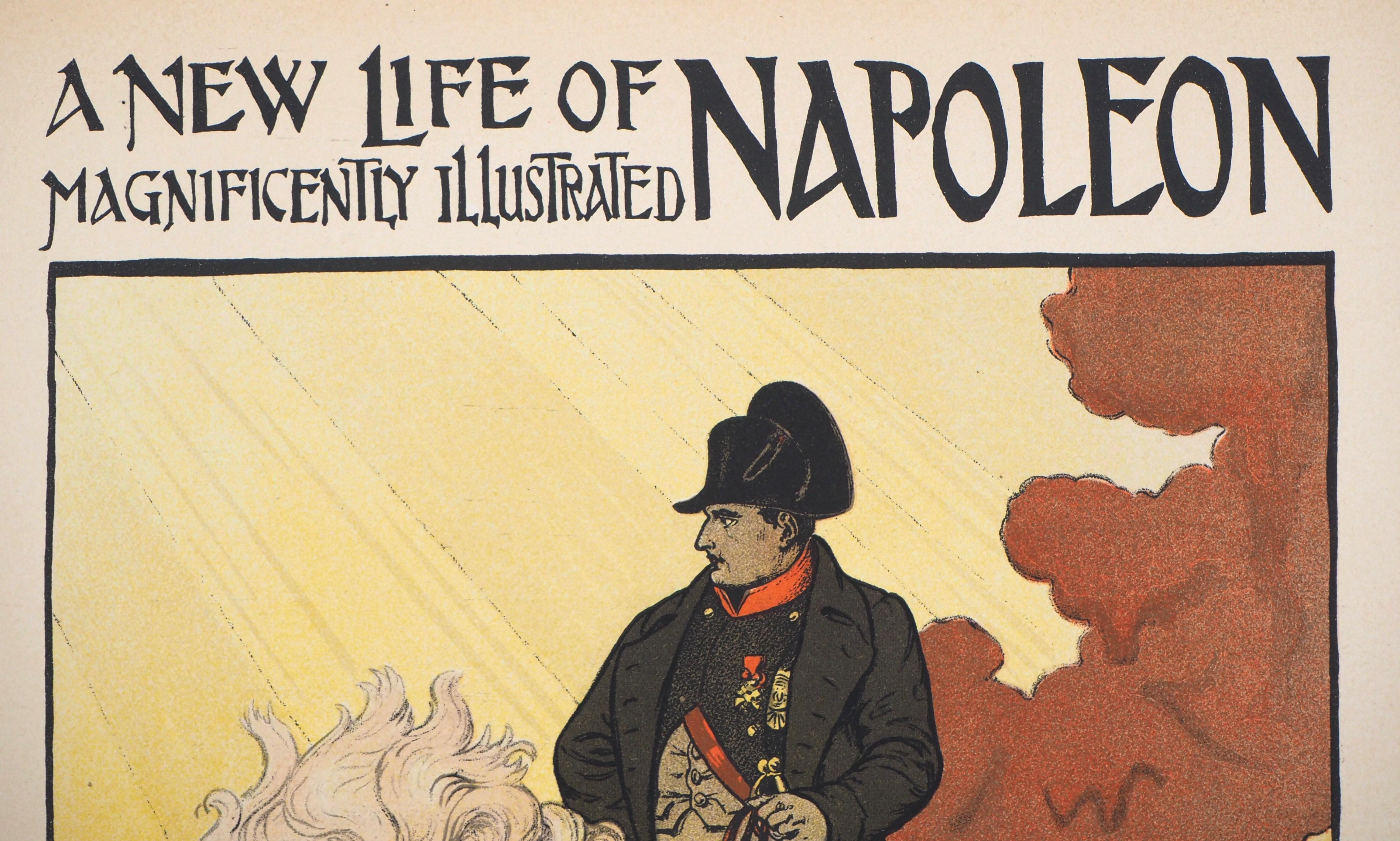 The Century Magazine : Napoleon - Lithograph (Les Maîtres de l'Affiche), 1897 - Art Nouveau Print by Eugene Grasset