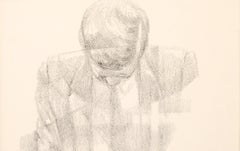 John F. Kennedy, Jr. Salutes His Father, the President - Rare Signed Lithograph