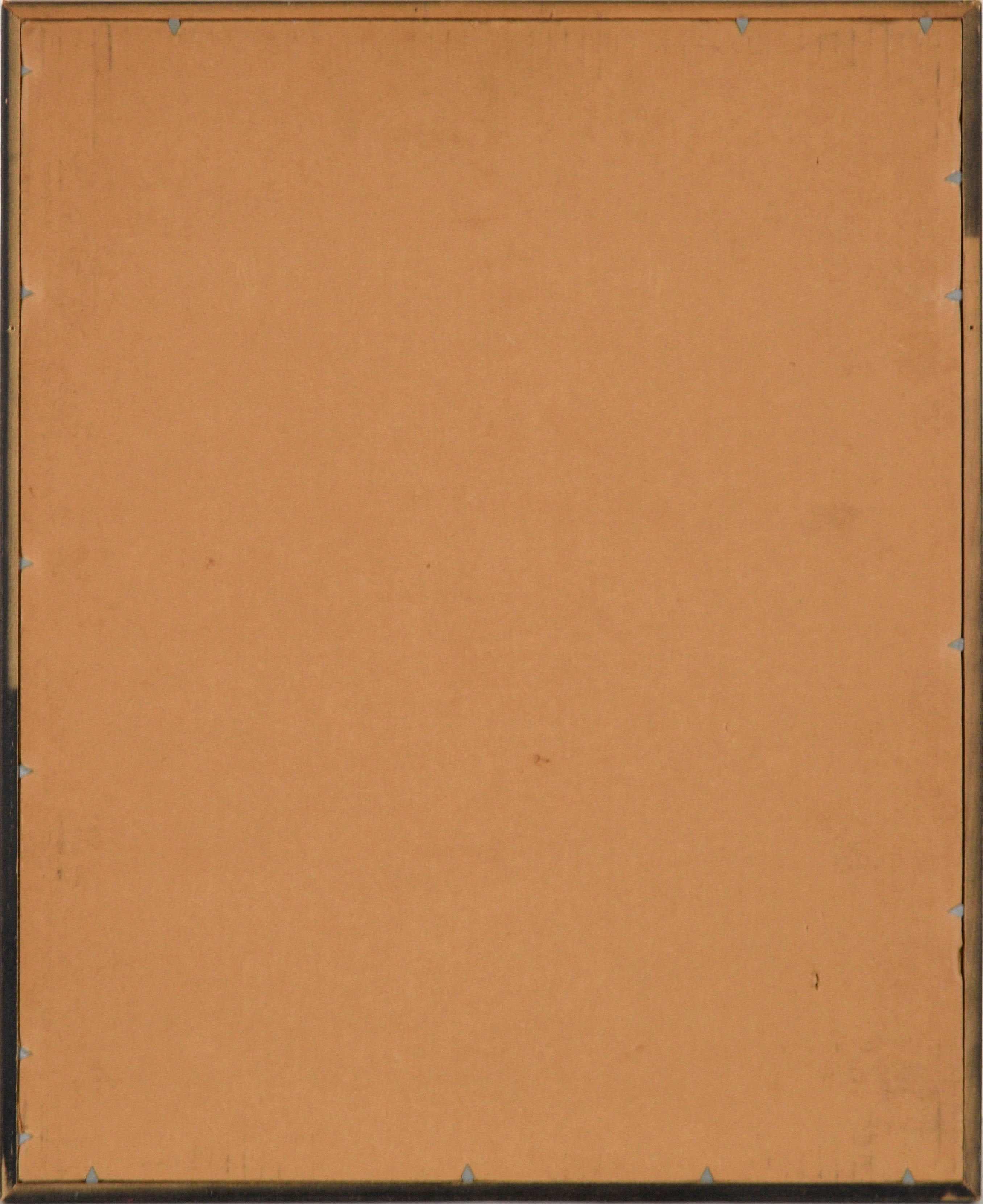 „So sein oder nicht sein“ – seltene figurative Lithographie in Tinte auf Papier 5