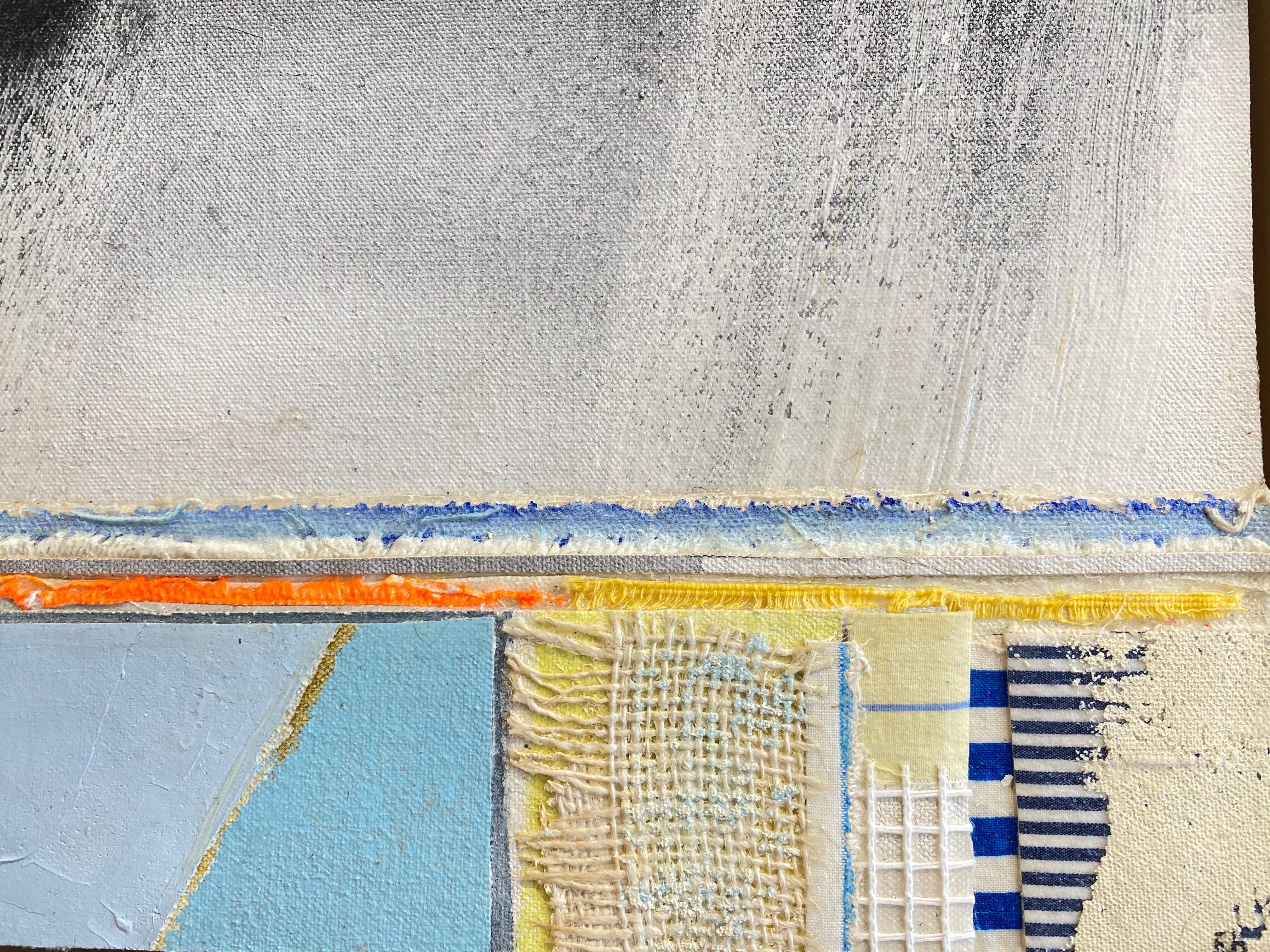 Coastal Seascape, abstraktes Gemälde in Mischtechnik „Die Vorderseite #2“ von Eugene Healy im Angebot 3