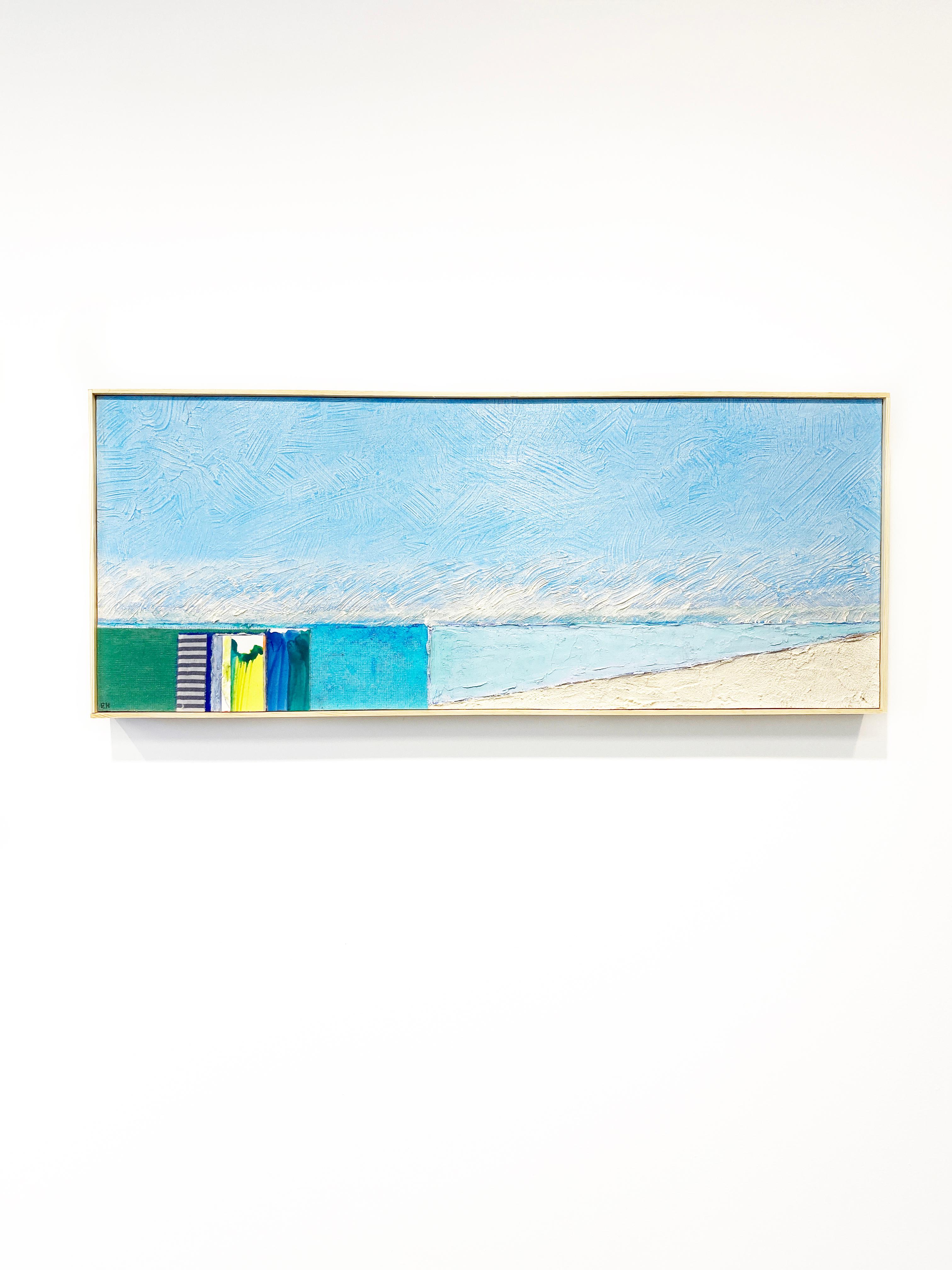 Coastal abstract Seascape Painting by Eugene Healy 'Watch Hill' 1