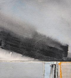 Coastal painting, Mixed media abstract, Eugene Healy, 'The Front'