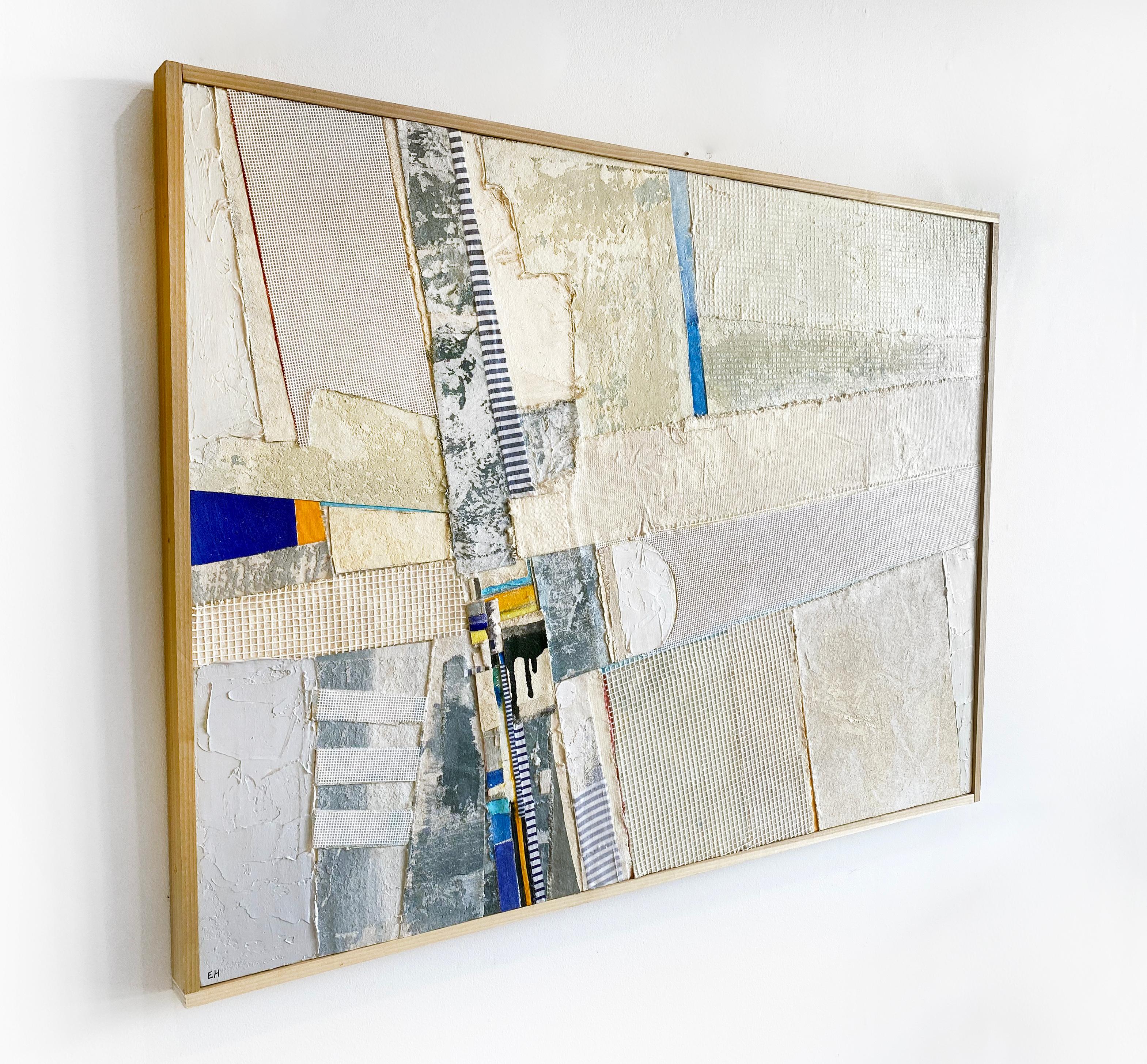 Paisaje marino costero Pintura en técnica mixta de Eugene Healy 'El frente' en venta 2