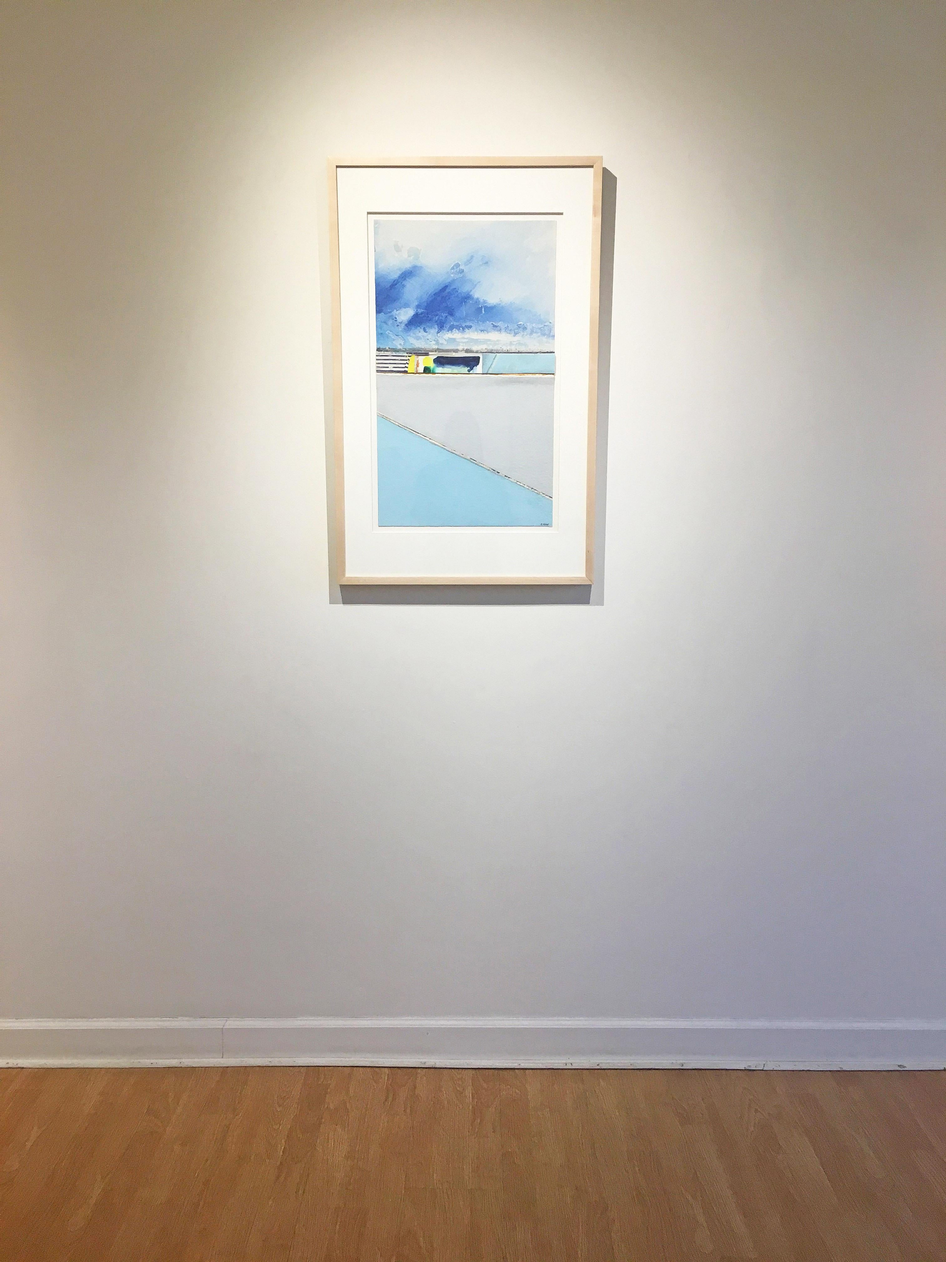 Coastal painting, Mixed media abstract, Eugene Healy, Coastal Series #21 3