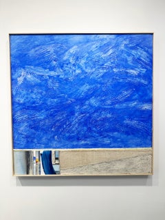 Mixed Media Coastal Seascape Painting by Eugene Healy 'Weather Over Watch Hill'