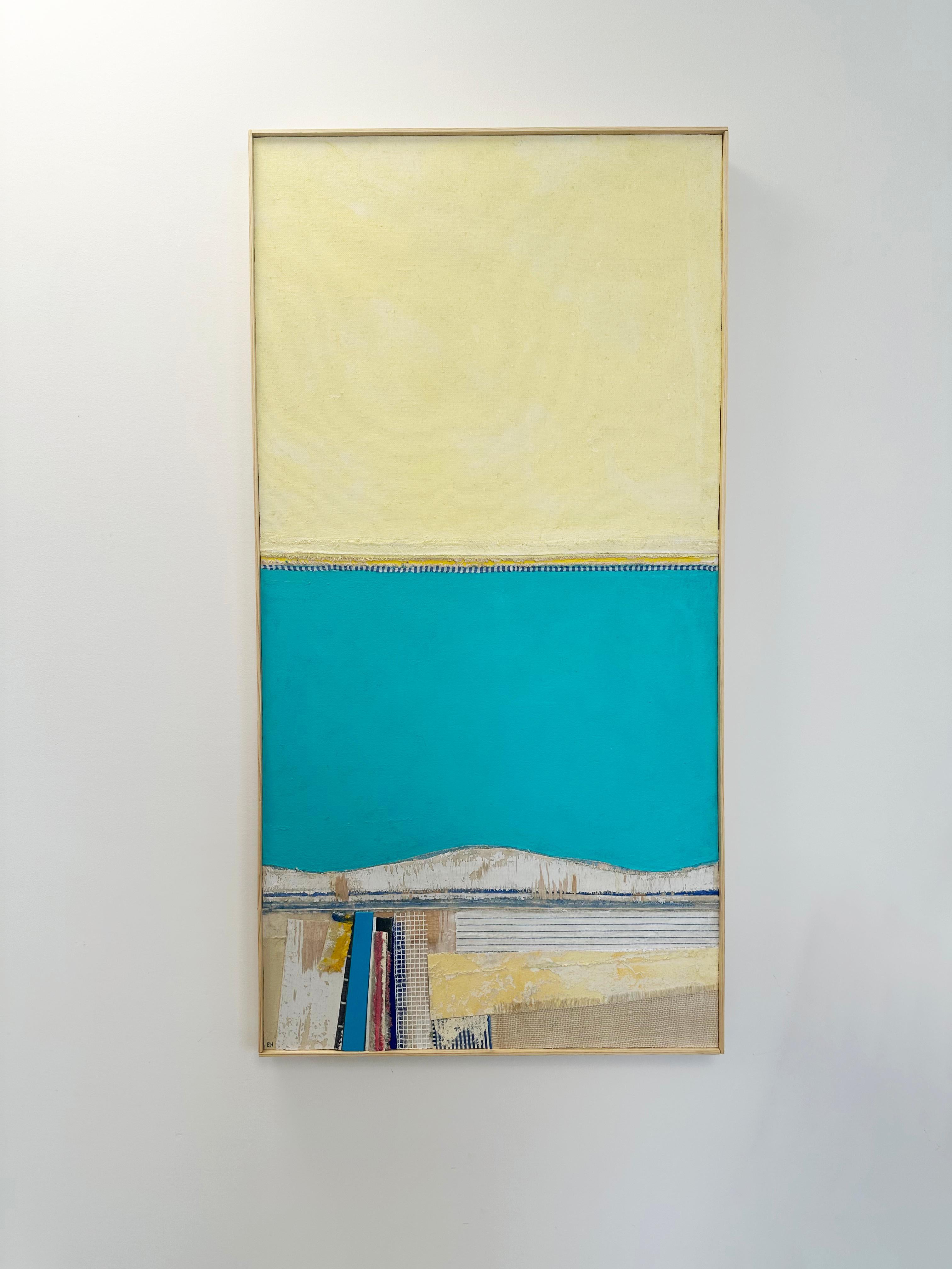 Lebendige Meereslandschaft Gemälde 'Cape Cod Canal' – Painting von Eugene Healy