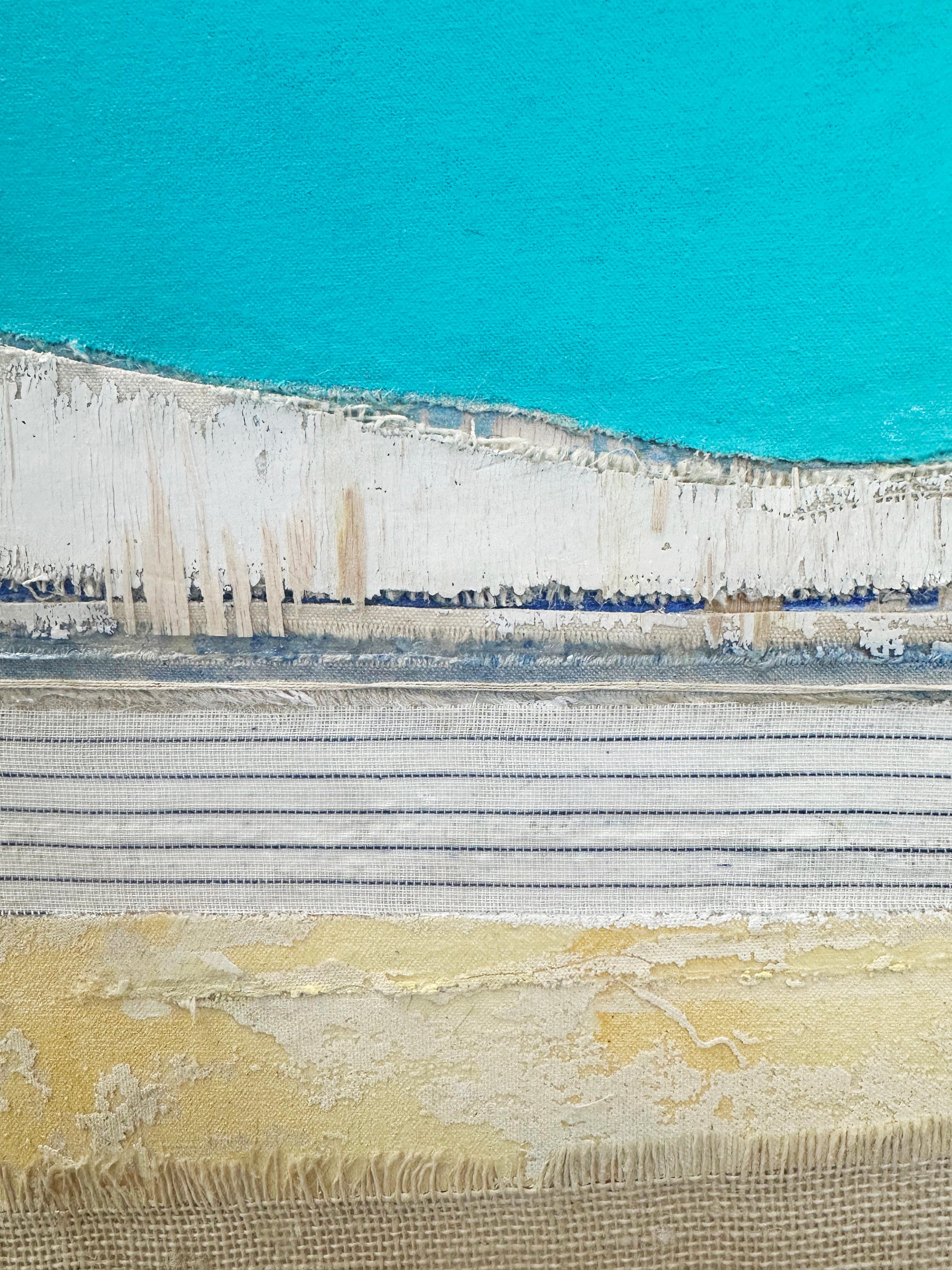 Lebendige Meereslandschaft Gemälde 'Cape Cod Canal' im Angebot 1