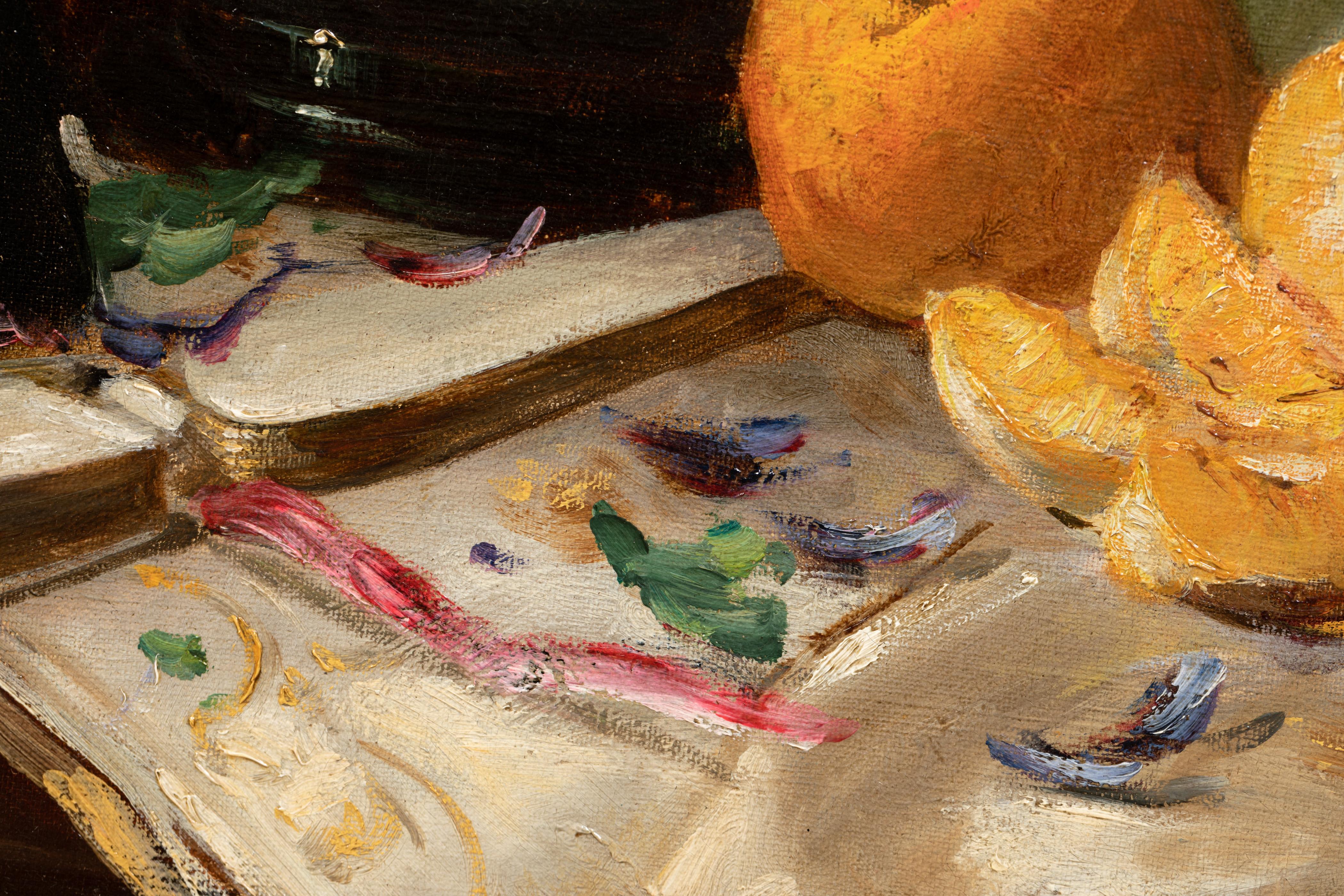 Canvas Eugène Henri Cauchois, Still Life
