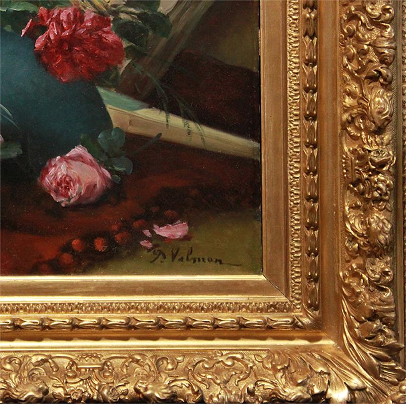 CAUCHOIS, Eugen Henry, signed Valmont

French flower painter
Born 14.2.1850 Rouen – died 11.10.1911 Paris

Eugene Henry Cauchois was one of the best French flower painters .
He was pupil of Duboc, Cabanel and Quost. Since 1874 exhibition in the