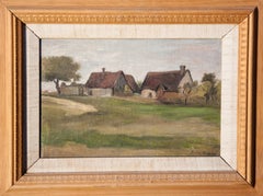 Landhaus, Landschaftsgemälde von Eugene Higgins