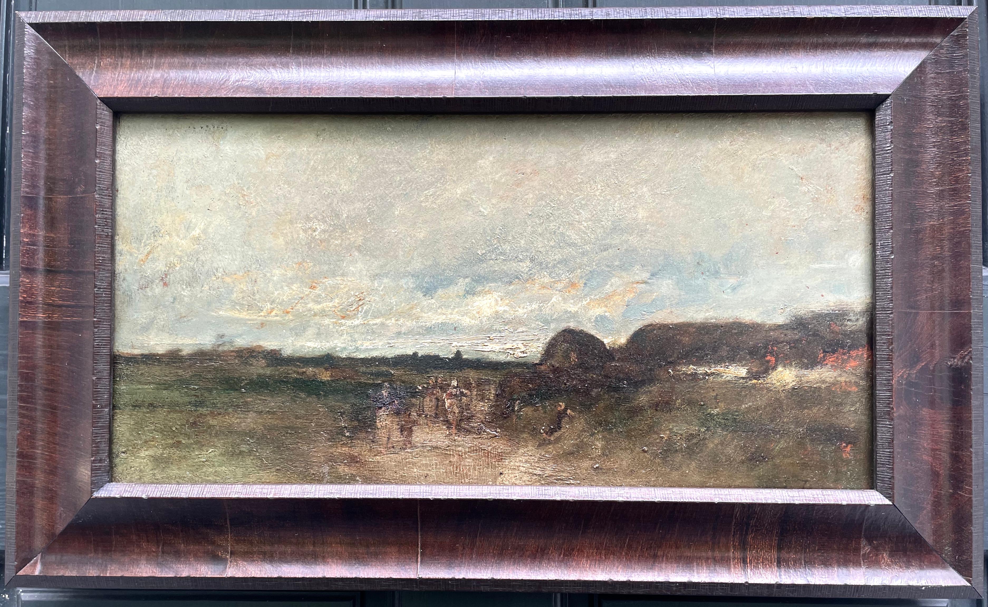 French Eugene Isabey (1803-1886) Coastal Scene. Signed For Sale