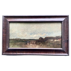 Used Eugene Isabey (1803-1886) Coastal Scene. Signed