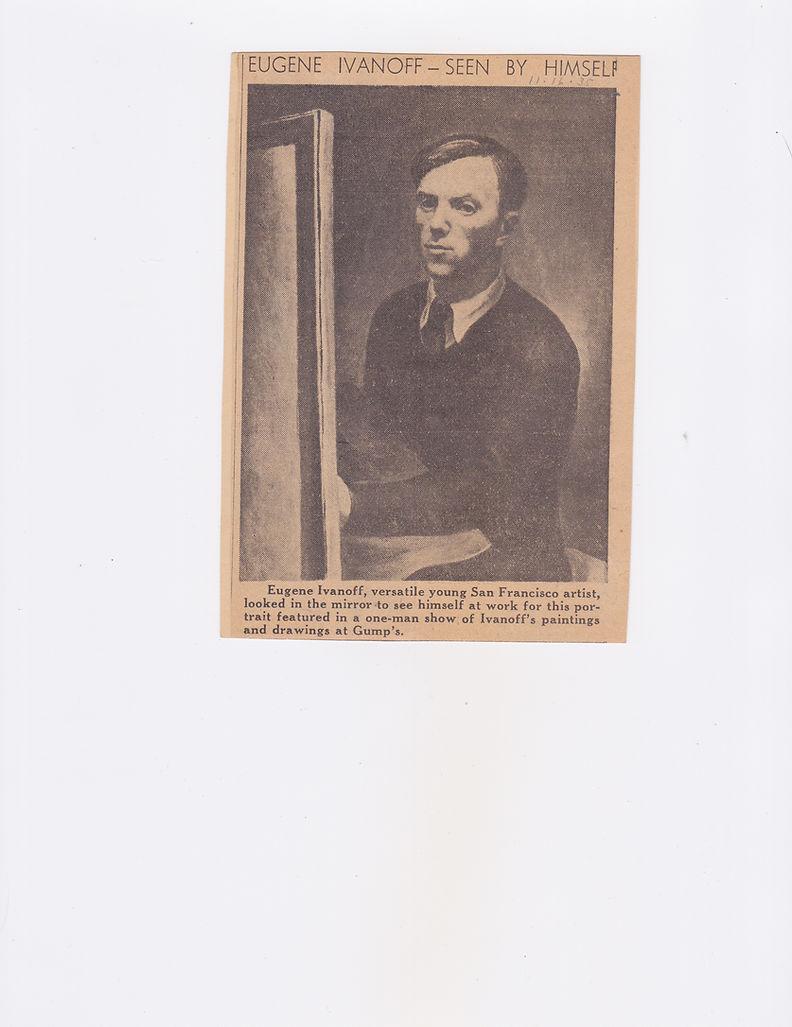Presentiamo un eccezionale dipinto giovanile dell'artista russo/americano Eugene Ivanoff (1897-1954).

